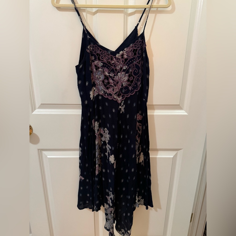 Free people floral boho layering dress